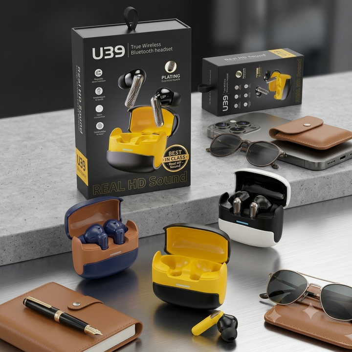 U39 Wireless Bluetooth Earbuds – Deep Bass & HD Sound